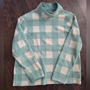 Women's LL Bean cottage fleece pullover funnelneck sweatshirt, size XL